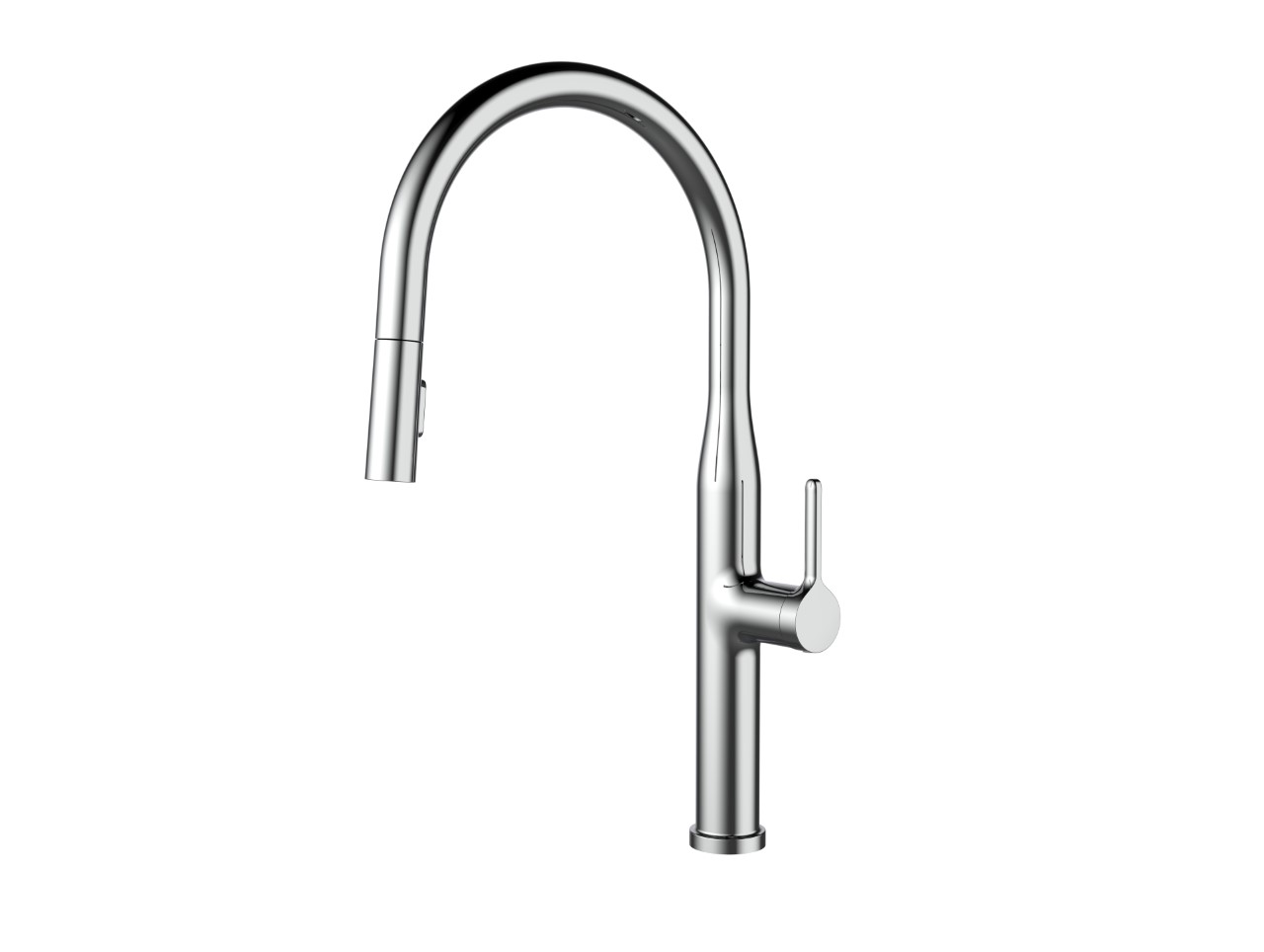 Modern Premium Pull-Down Kitchen Faucet (F502)