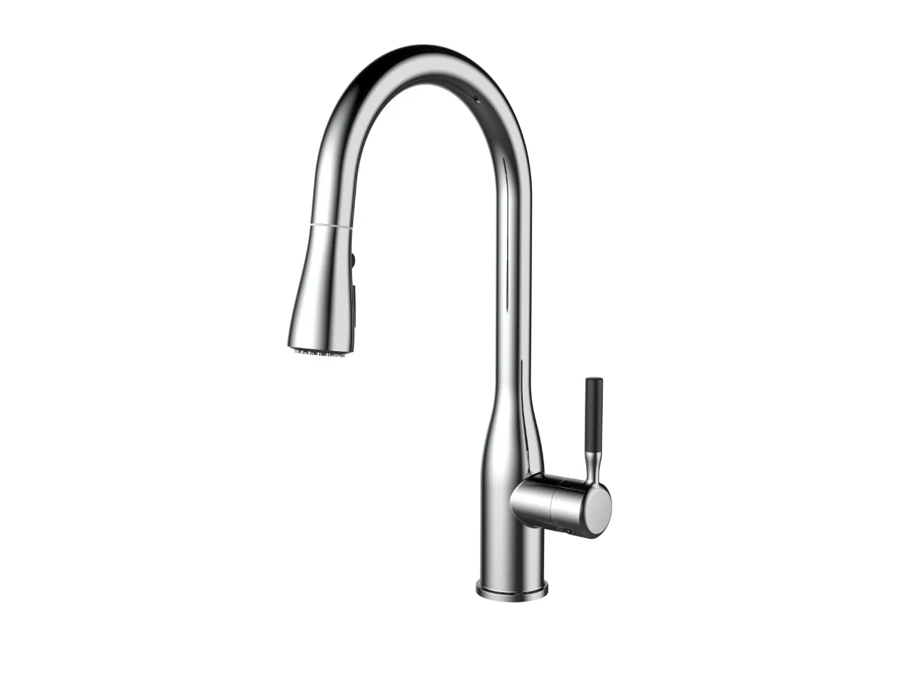 Modern Premium Pull-Down Kitchen Faucet (F504)