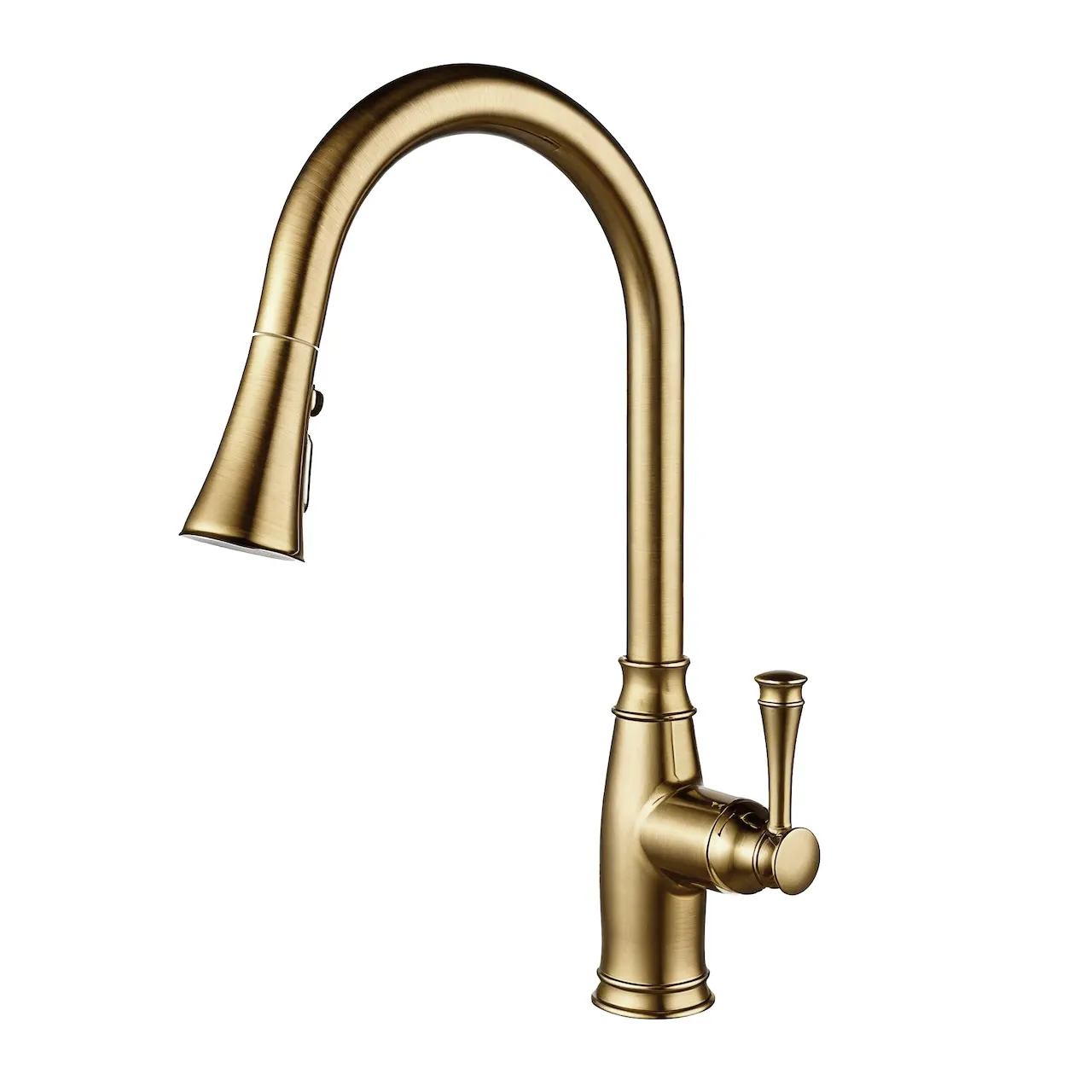 Modern Sleek Pull-Down Kitchen Faucet (F508)