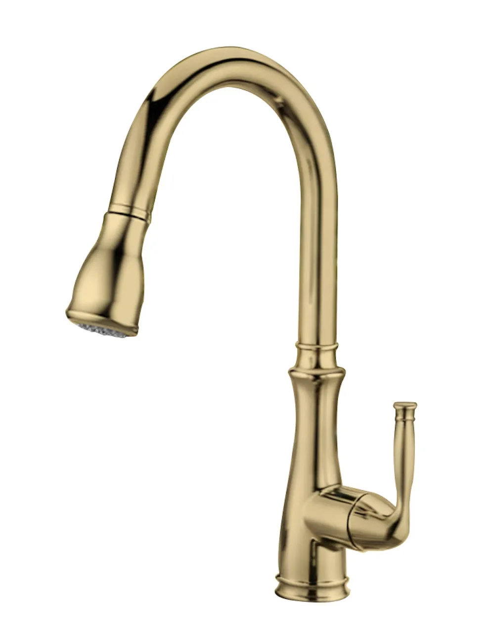 Modern Sleek Pull-Down Kitchen Faucet (F509)
