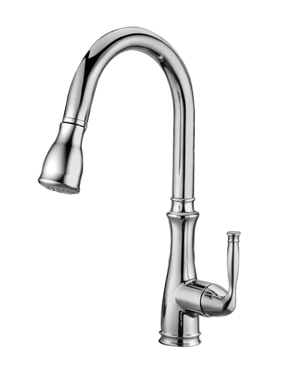 Modern Sleek Pull-Down Kitchen Faucet (F509)