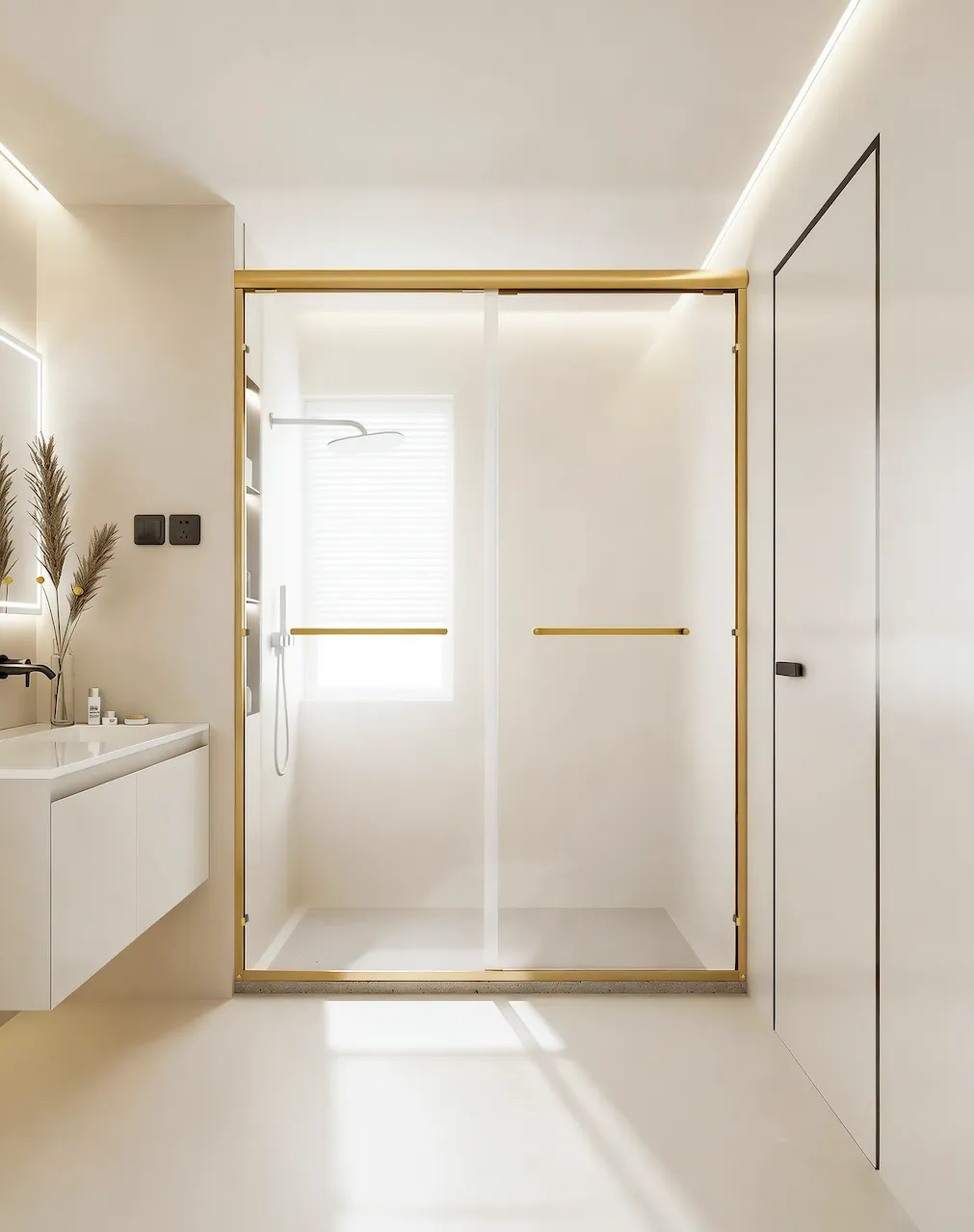 Modern Sliding Shower Enclosure (A807)
