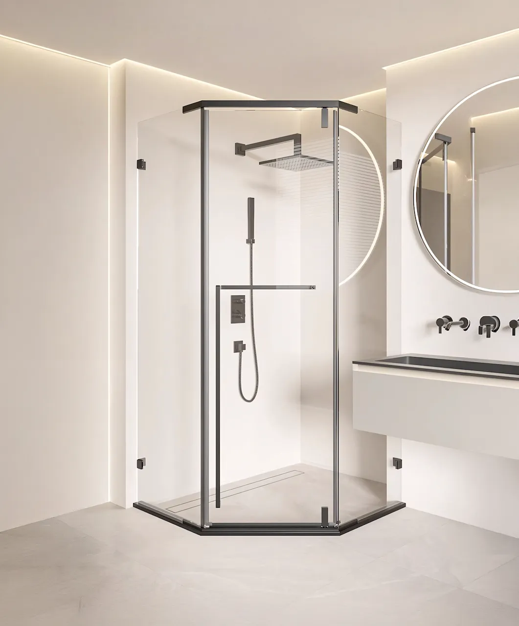 Neo-Angle Shower Enclosure (A814)