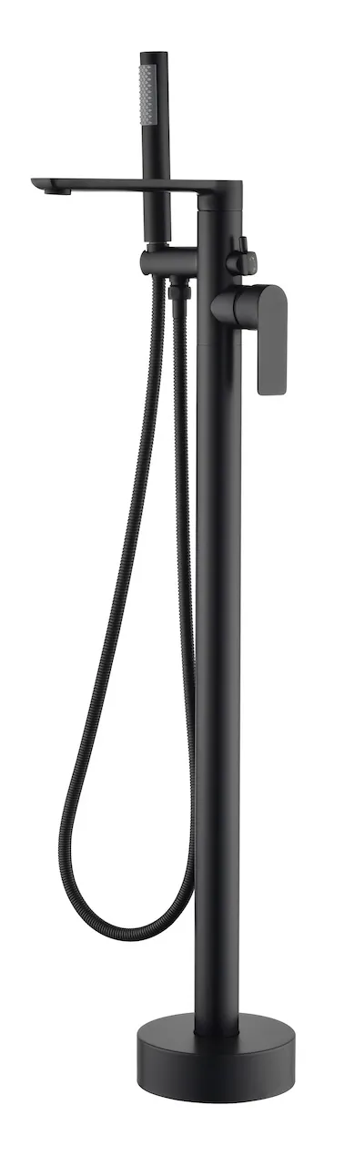 Floor-Mounted Tub Filler With Hand Shower (T1027)